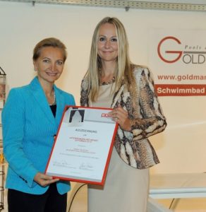 Andrea Goldmann, mit Ulrike Rabmer-Koller. Foto: Mozart