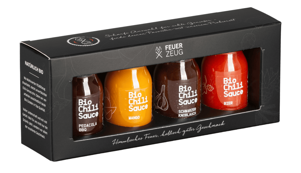 FEUERzeug Chili-Saucen-Geschenkset