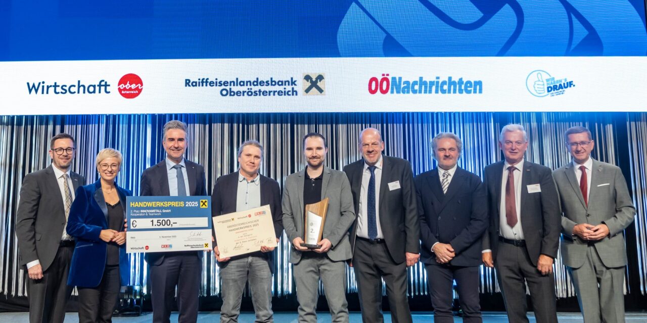 OÖ Handwerkspreis 2025 geht an INNOVAMETALL & ASA
