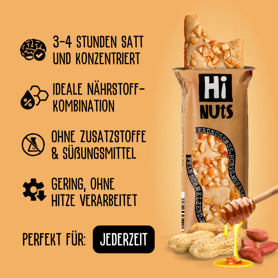 Nussriegel HiNUtS Honig