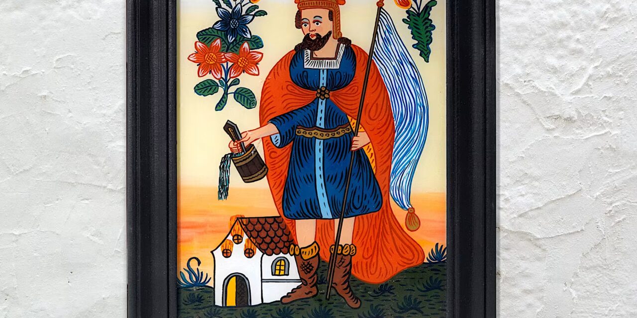 Hinterglasmalerei ist lebendiges Mühlviertler-Handwerk und erfreut Papst persönlich