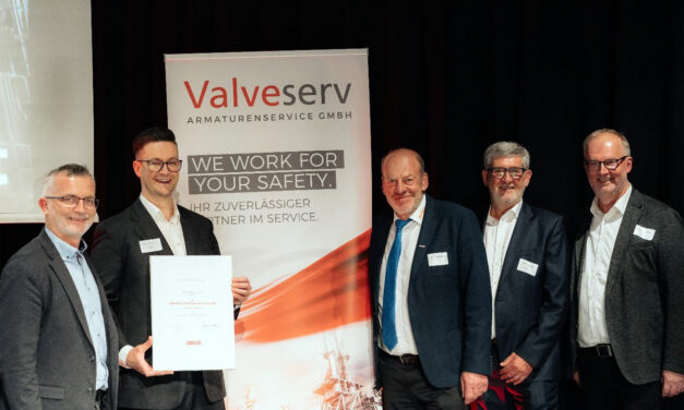 20 Jahre Valveserv: Auszeichnung für Armaturenservice