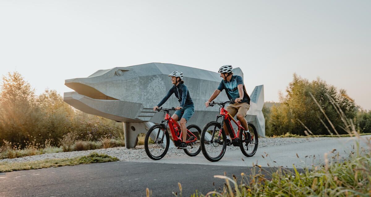 Radwege verbinden die Region Perg
